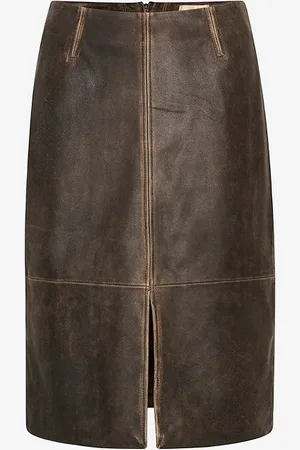 Soaked in Luxury Nahkahame slFiorella Leather Skirt