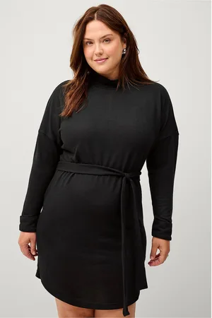 Noisy May Mekko nmCity Ava L/S Short Dress Curve S