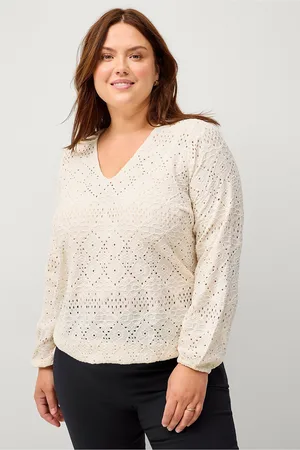 Zizzi Toppi vLisa L/S Blouse
