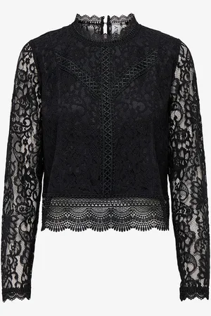 ONLY Pitsitoppi onlNew Karo LS Lace Top Wvn
