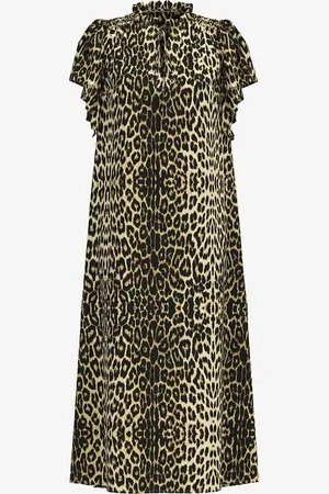 Co`Couture Mekko LeoCC SS Frill Dress