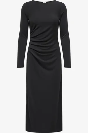 JDY Mekko Fauna L/S Modal Rouching Dress J