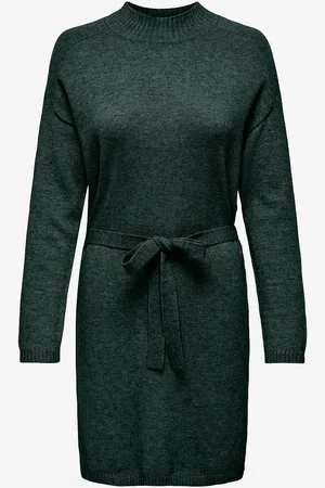 ONLY Mekko onlLeva LS Belt Dress EX Knt