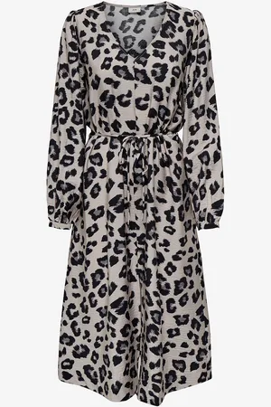 JDY Mekko Caroline L/S Midi Slit Dress Wvn