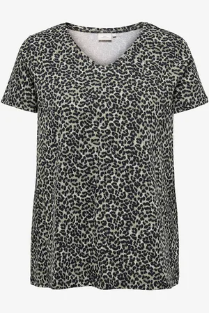 ONLY Toppi carTime Bonnie S/S V-neck Aop Tee