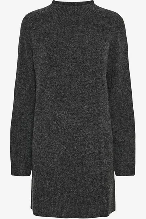Pieces® Mekko pcNemesio LS Mock Neck Knit Dress B