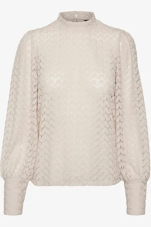 VERO MODA Toppi vmBecca LS High Neck Lace Top Jrs N
