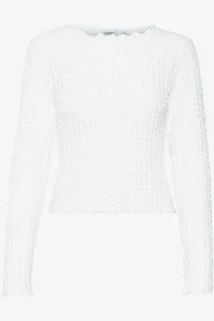 VERO MODA Toppi vmShelby LS O-neck Short Top Vma