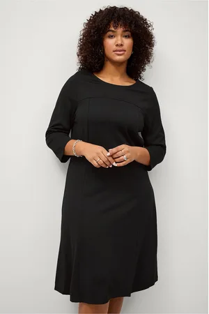 Zizzi Mekko jWinola 3/4 Knee Dress