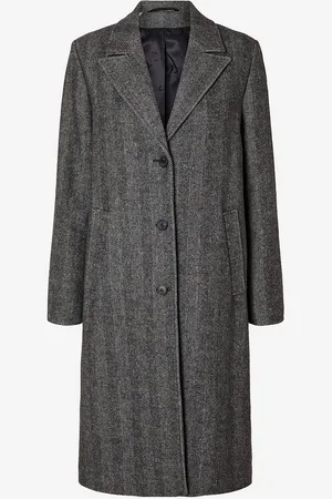 SELECTED Takki slfNew Alma Wool Coat Herringbone