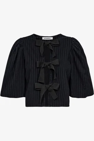 Co`Couture Pusero PinCC Wide Bow Blouse