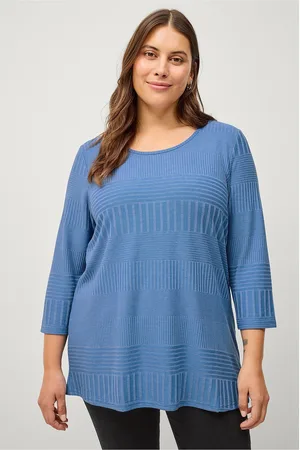 Zizzi Toppi vMari 3/4 Blouse