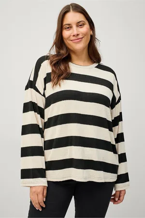 Zizzi Toppi vElis L/S Blouse