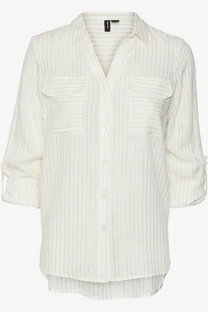 VERO MODA Pusero vmcBumpy LS Glitter Shirt Wvn GA CU
