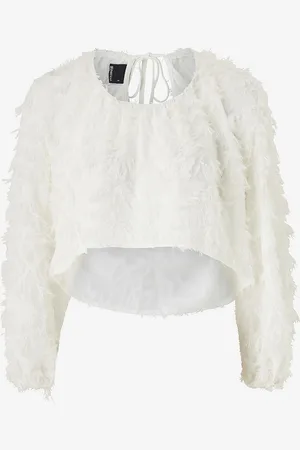 Gina Tricot Toppi Structured Open Back Top