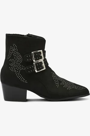 Zizzi Nilkkurit fCassidy Stud Boot erittäin leveä istuvuus