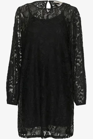 Cream Mekko crKanni Lace Dress