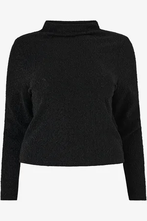 Noisy May Toppi nmGilly L/S Funnel Lurex Top Jrs