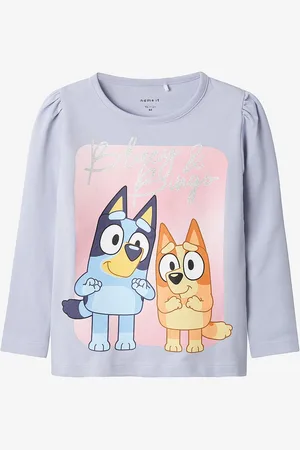 NAME IT Toppi nmfOddny Bluey LS Top Box Sky