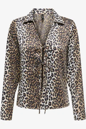 ONLY Pusero carJane Life L/S Tie Shirt Aop