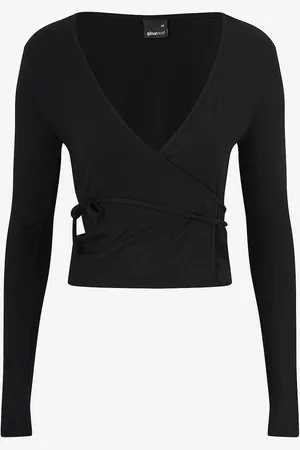 Gina Tricot Toppi Long Sleeve Wrap Top