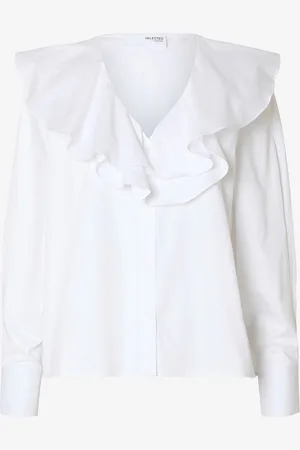 SELECTED Pusero slfIsobel LS Ruffled Shirt B