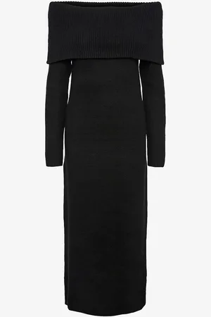 Pieces® Maximekko pcRiko LS Ank Off Shoulder Knit Dress
