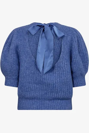 Co`Couture Toppi CoralieCC Bow Rib Knit