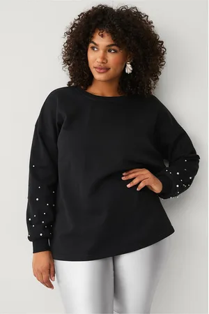 Zizzi Collegepaita vMarissa L/S Sweat
