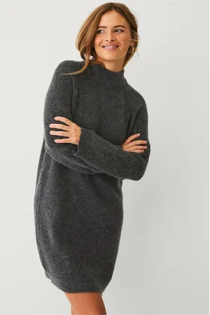 SELECTED Mekko slfLulu LS High Neck Knit Dress