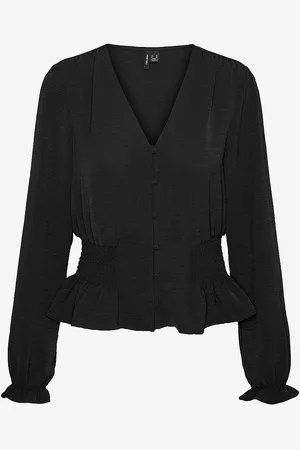 VERO MODA Pusero vmAlva L/S Smock Top Wvn
