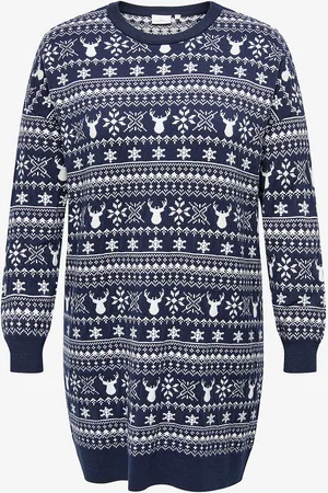 ONLY Joulumekko carXmas Winter LS O-neck Dress Knt
