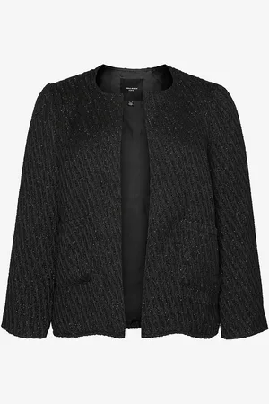 VERO MODA Bleiseri vmCanesa LS Short Tweed Lurex Blazer