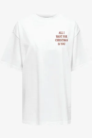 ONLY Joulupaita onlSanta Life Oversize S/S Top Xmas