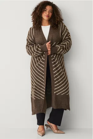 Zizzi Neuletakki mWinnie L/S Cardigan