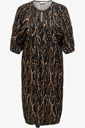 ONLY Mekko carPeony Life 3/4 Calf Dress Aop