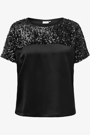 ONLY Pusero carRave S/S O-neck Top Wvn