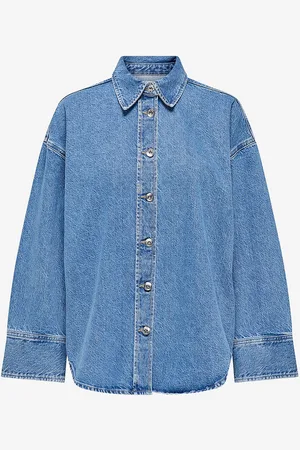 ONLY Farkkupaita onlSophie L/s Oversized Jkt Sik Dnm