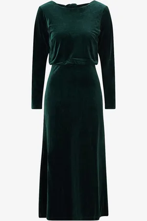 BUBBLEROOM Veluurimekko Bow Velvet Midi Dress