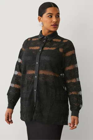 Zizzi Pitsipaita mLacita L/S Shirt