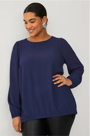 Zizzi Pusero vAnni L/S Glitter Blouse