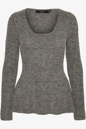 VERO MODA Pulloveri vmDesma LS U-neck Peplum Pullover G
