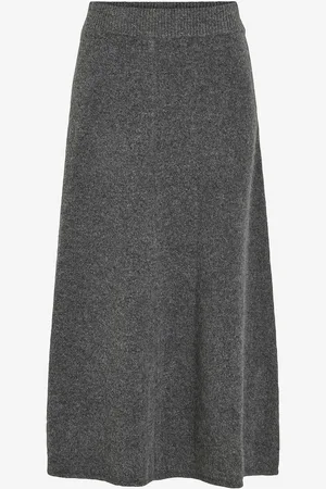VILA Hame viKenya HW Midi Knit Skirt