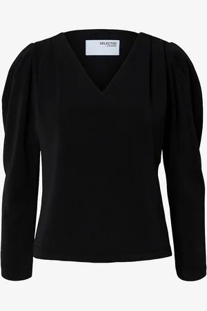 SELECTED Huippu slfFenja LS V-neck Top