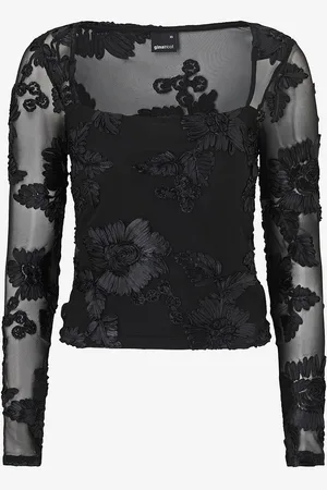 Gina Tricot Toppi Flower Embroidery Top