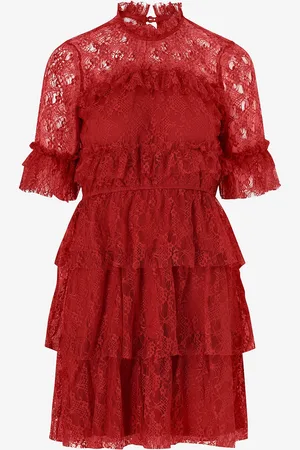 BUBBLEROOM Pitsimekko Frill Lace Dress