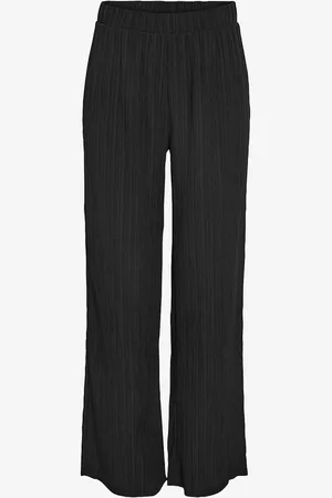 Noisy May Housut nmLeona H/w Wide Texture Pants Curv