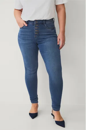 Zizzi Farkut jLuna Button Amy Jeans