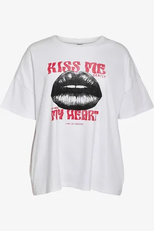 Noisy May T-paita nmIda Kim Lips Fwd Curve