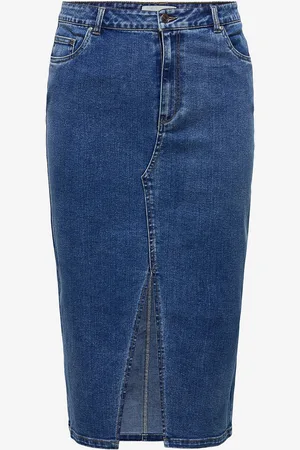 ONLY Farkkuhame carSiri Front Slit Skirt Dnm